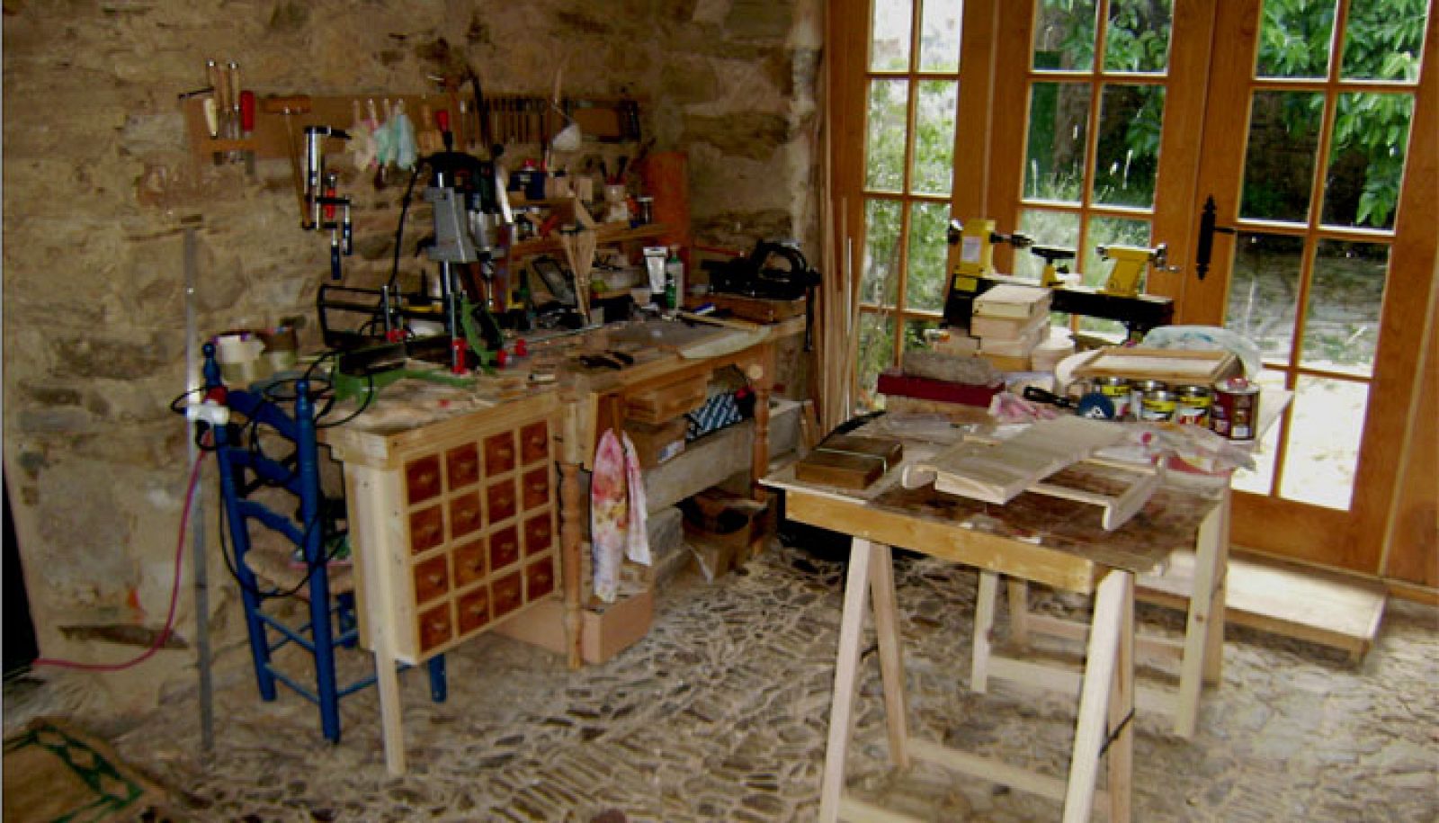 Una parte del taller en el que se hacen los Juguetes Millas