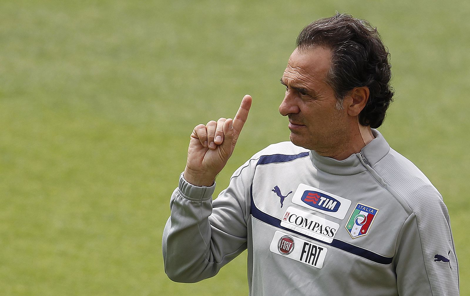 Imagen del seleccionador italiano Cesare Prandelli.