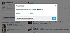 Twitter personaliza los famosos 'Trending Topics'