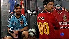 Xabi Alonso ingresará en el 'club de los cien' frente a Francia