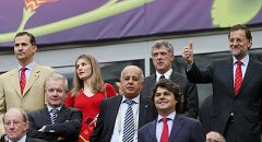 El príncipe Felipe y Mariano Rajoy asistirán a la final de la Eurocopa en Kiev