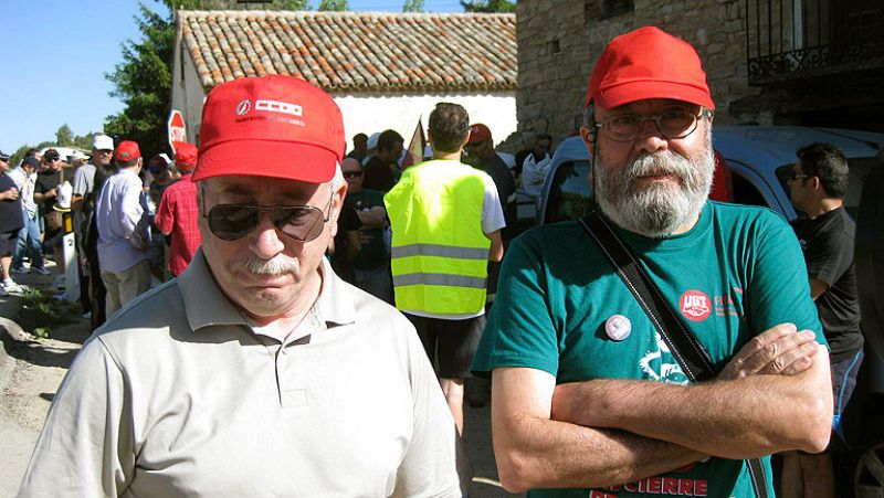 Toxo y Méndez muestran su "solidaridad" con los mineros y se unen a la marcha negra