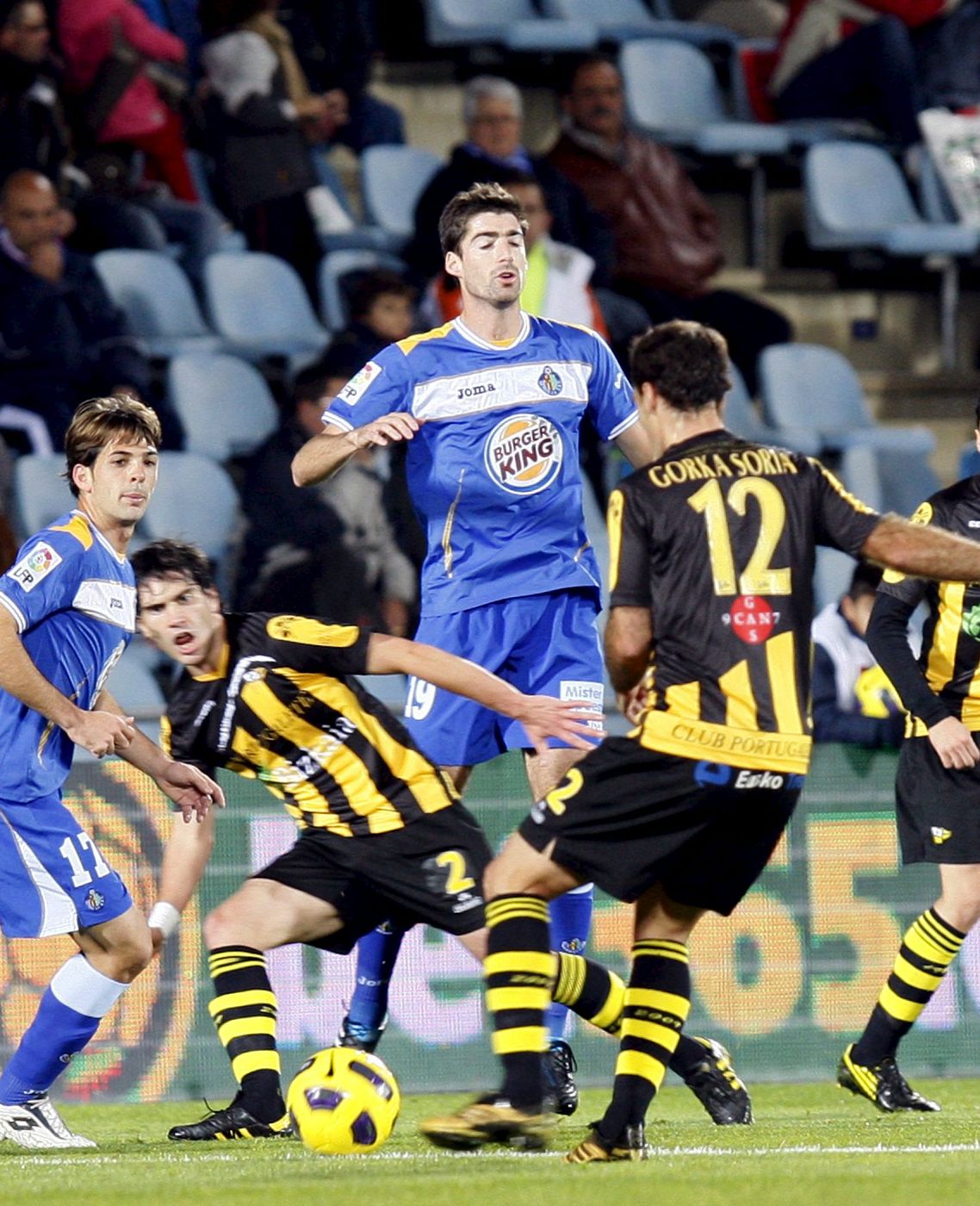 Javier Arizmendi, en una imagen de archivo con el Getafe CF.