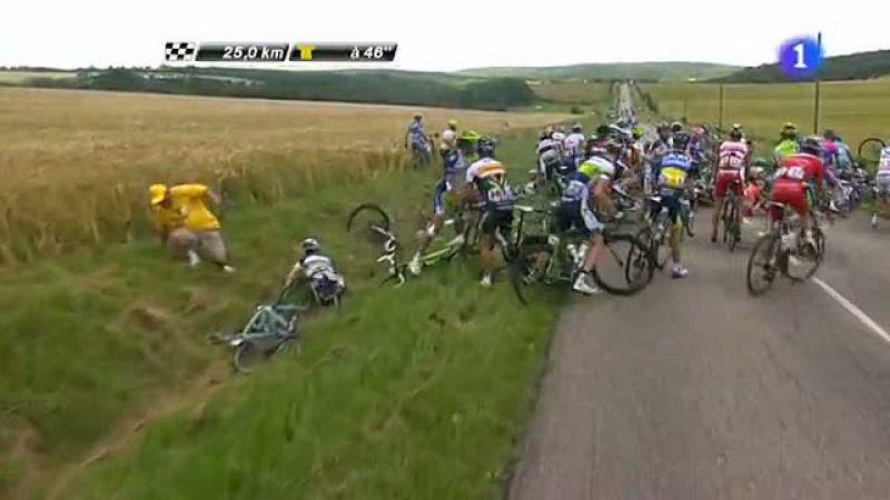 Óscar Freire, Ryder Hesjedal, Iván Gutiérrez e Imanol Erviti abandonan el Tour