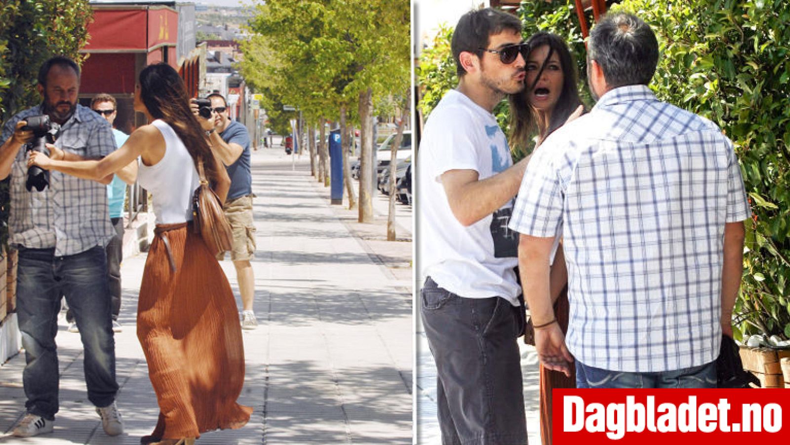 Imágenes de la disputa entre Sara Carbonero y los paparazzi