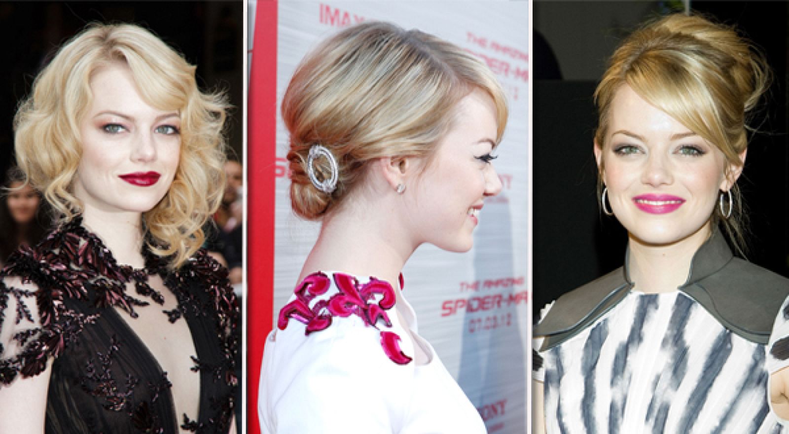 Los peinados de Emma Stone