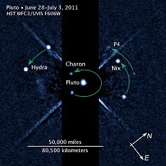 El Hubble encuentra la quinta luna de Plutón