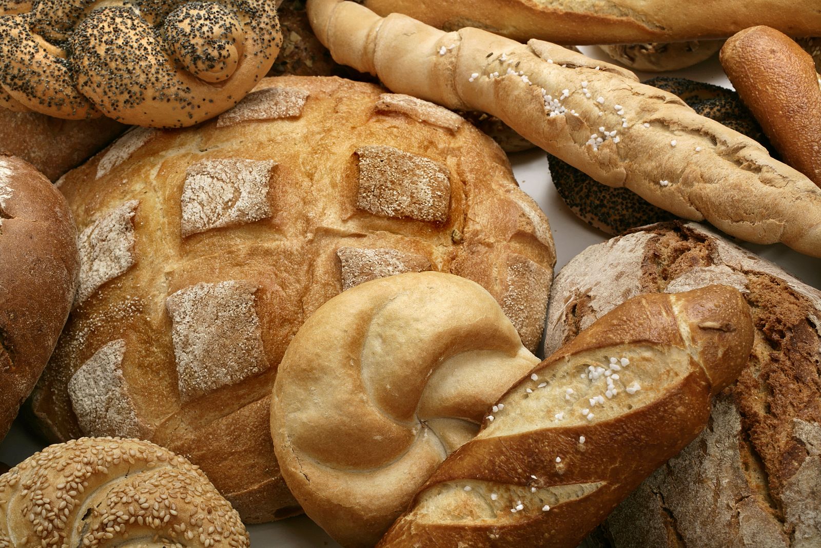 Panes de varios tipos