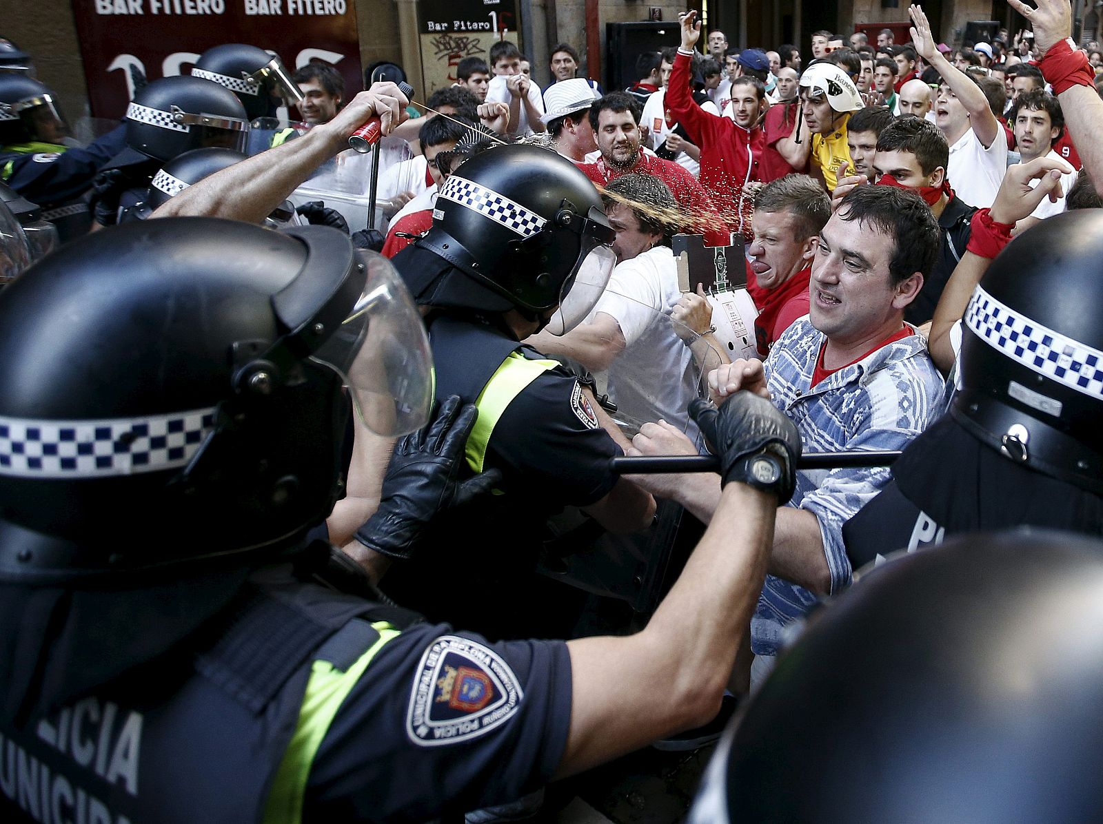 TRES DETENIDOS EN LOS INCIDENTES PRODUCIDOS EN EL "ENCIERRO DE LA VILLAVESA"