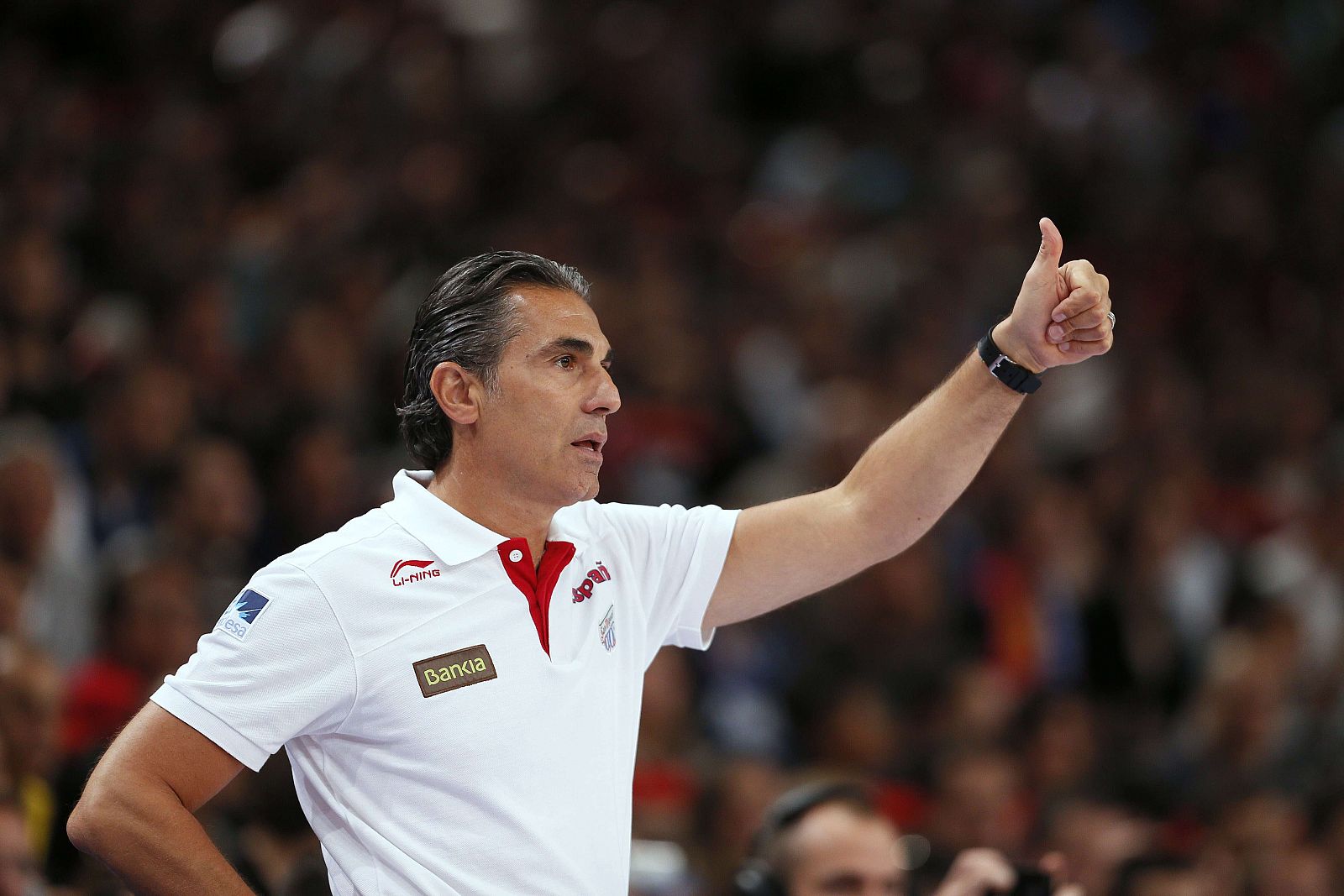 Sergio Scariolo, en el partido contra Francia