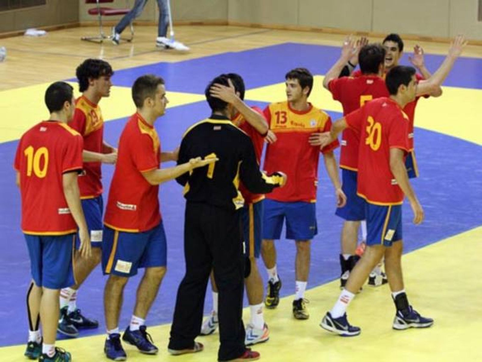 La selección española sub-20 de balonmano