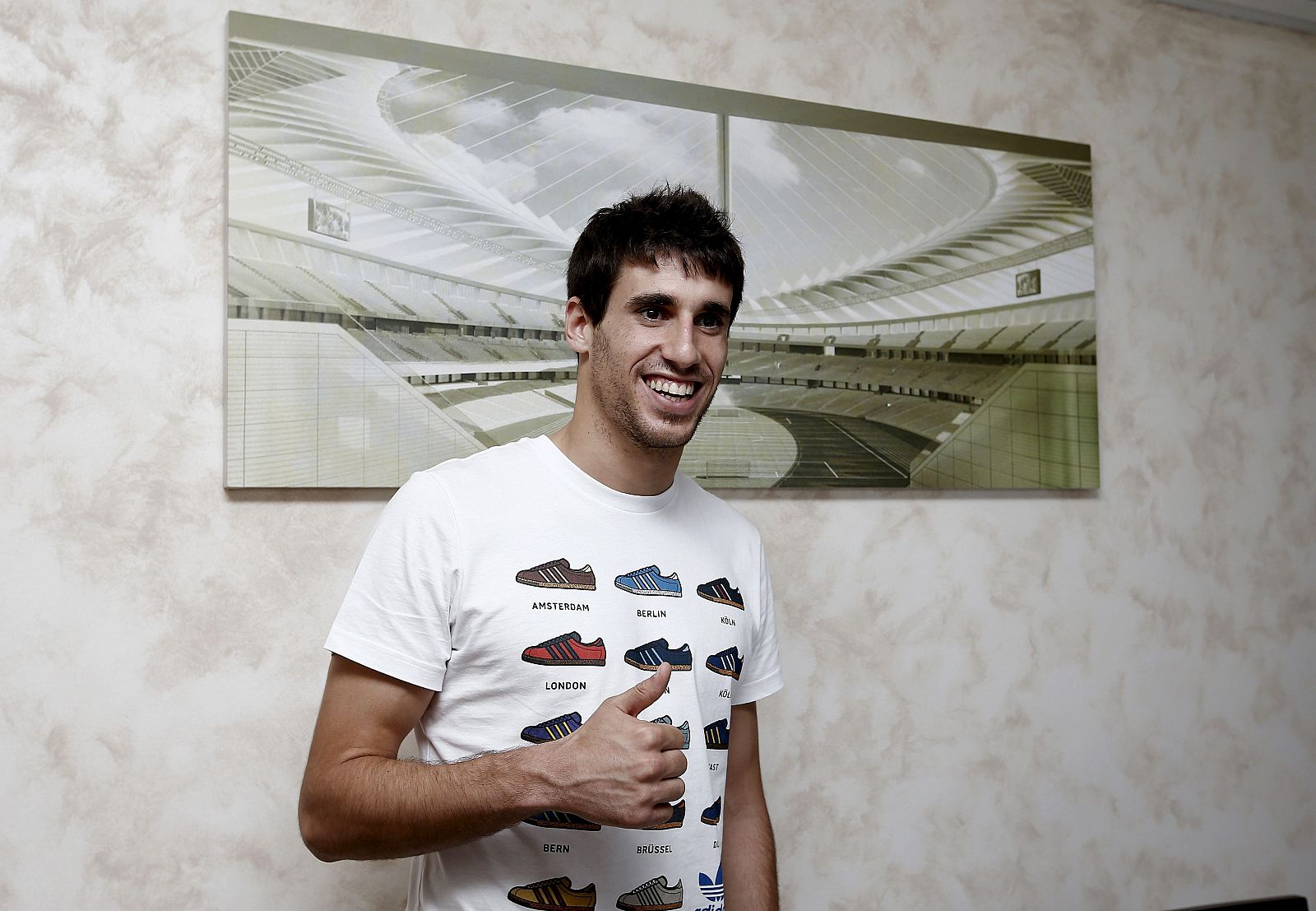 El centrocampista navarro del Athletic de Bilbao y campeón de Europa con la selección española, Javi Martinez.