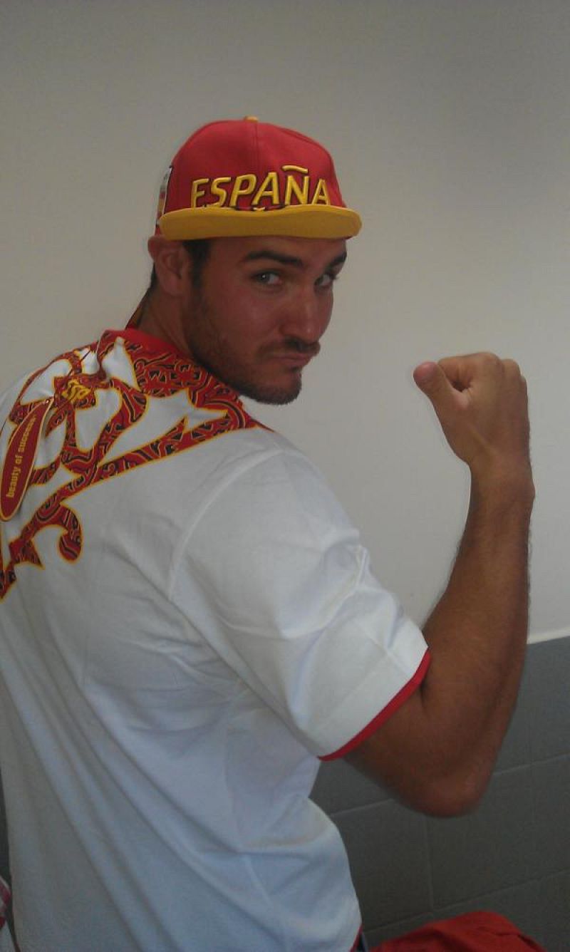 Saúl Craviotto, modelo olímpico con sorna