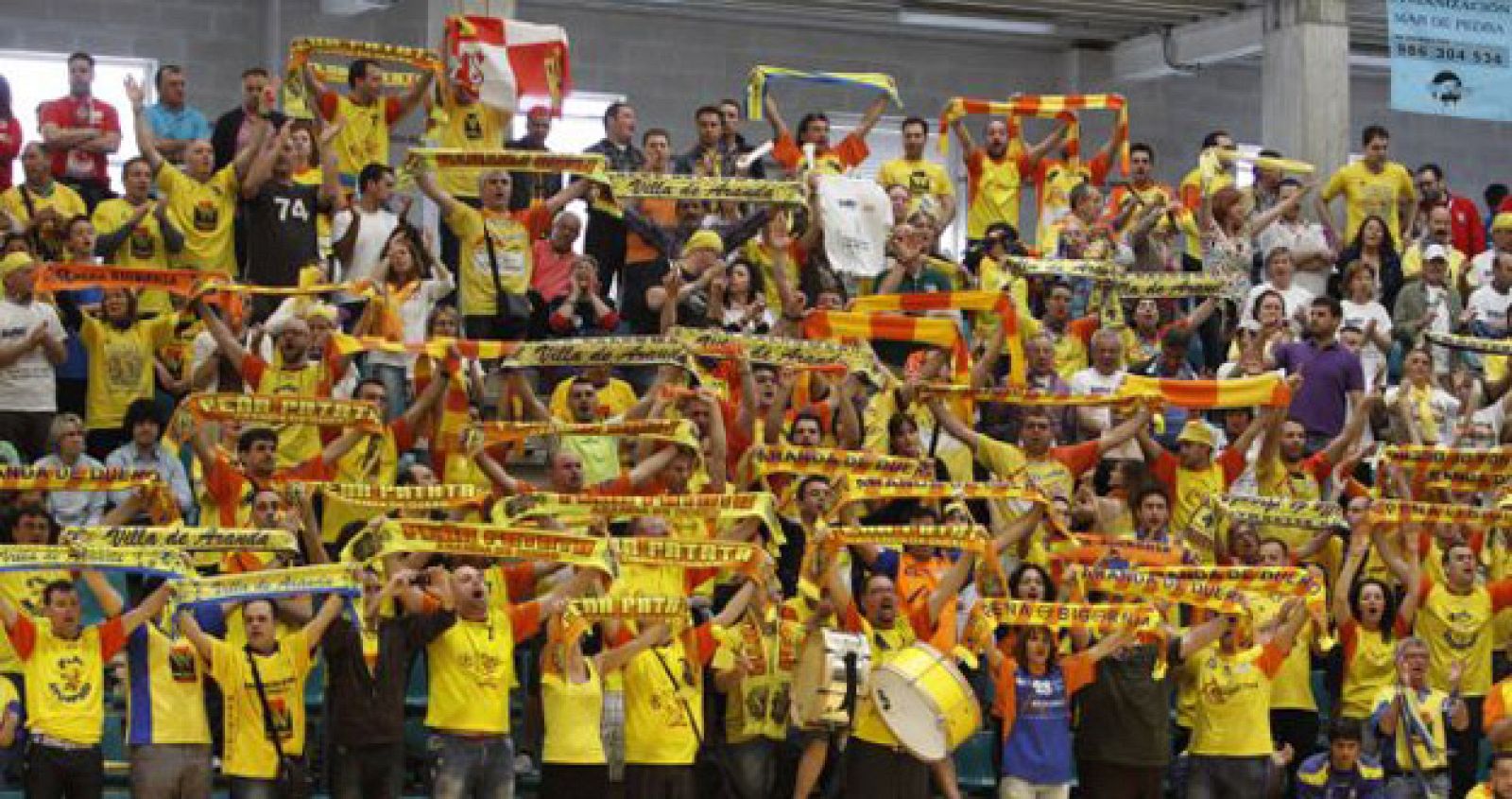 La afición del CB Villa de Aranda