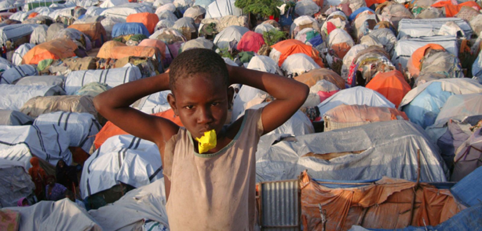 Campo de refugiados en Somalia