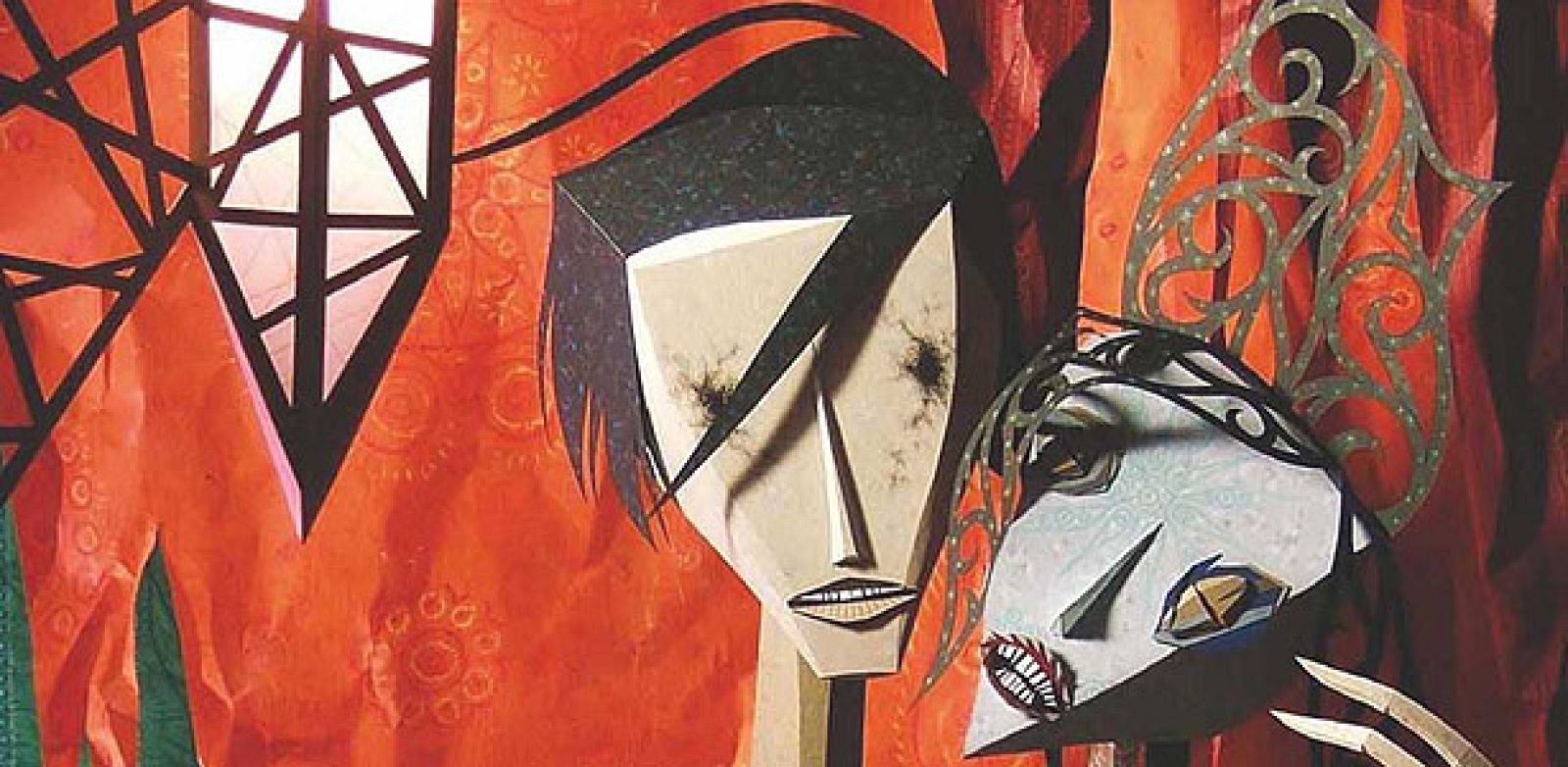 Fragmento de una ilustración del relato 'Esquirla', del libro 'Pentagonía', de Jack Mircala