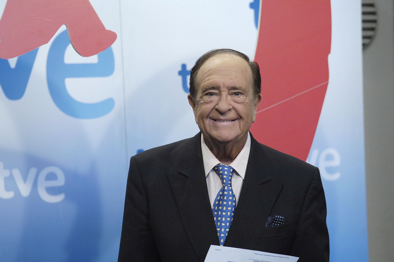 José Luis Uribarri en una de sus últimas apariciones con TVE.