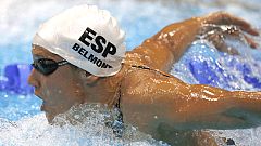Belmonte, en la final de 200 mariposa y Schmitt establece récord olímpico en la final de 200 libres