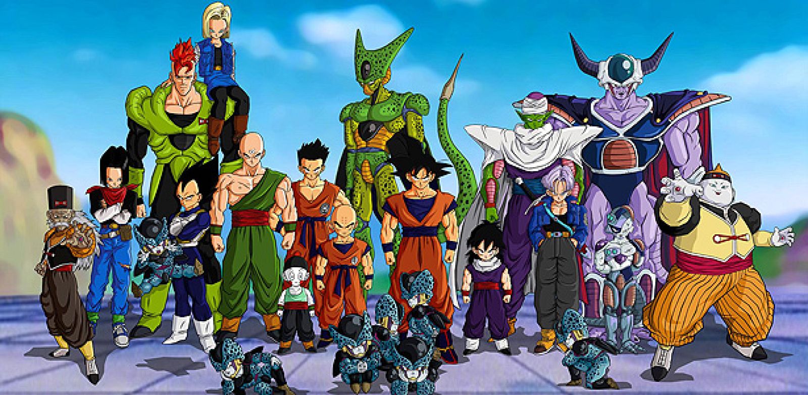 Los personajes principales de 'Dragon Ball'
