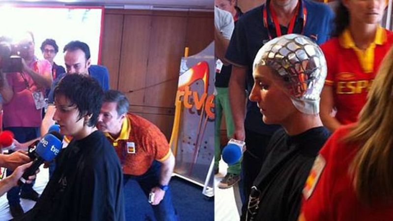 Las sirenas españolas se cortan el pelo y se visten de plata de cara a la gran final ante China