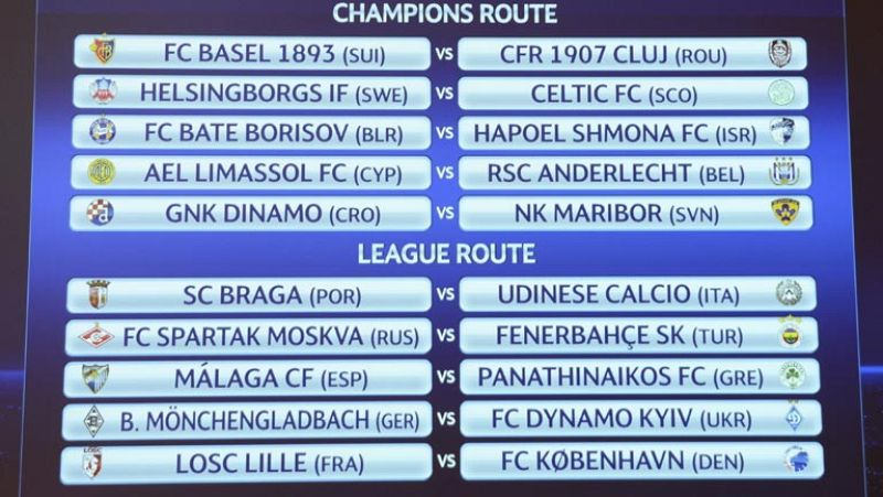 El Panathinaikos será el rival del Málaga en la previa de la Liga de Campeones