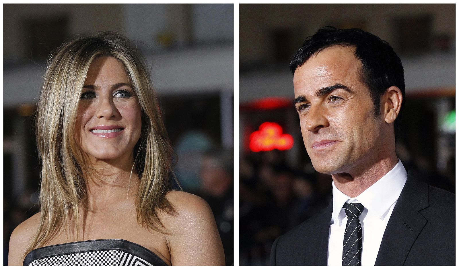 Jennifer Aniston y Justin Theroux en el preestreno de 'Wanderlust', celebrado en Los Ángeles el pasado 16 de febrero.