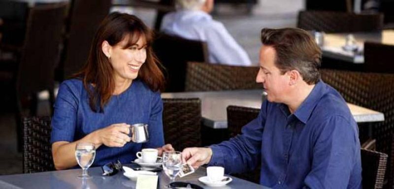 El matrimonio Cameron se relaja en Mallorca después de los Juegos Olímpicos