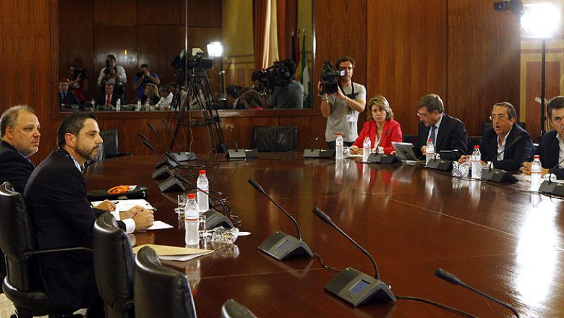 Los tres primeros citados en la comisión por el caso de los ERE niegan su relación con la trama 