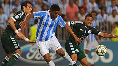El Málaga debuta en Champions con una victoria