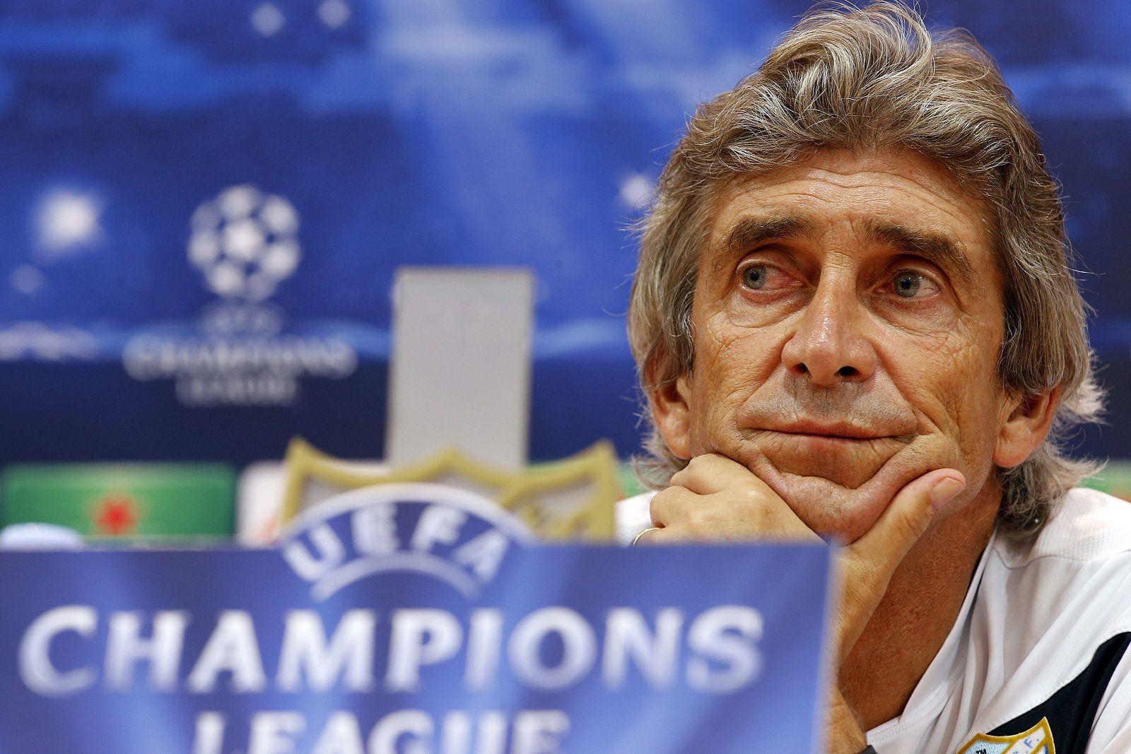 PELLEGRINI EN LA RUEDA DE PRENSA PREVIA AL PARTIDO CONTRA EL PANATHINAIKOS