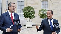 Hollande pide que deje de cuestionarse la permanencia de Grecia en el euro