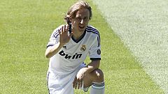 Luka Modric, presentado como nuevo jugador del Real Madrid