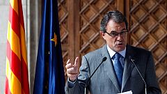 Mas se compromete a dotar de estructuras de Estado a Cataluña tras el "éxito" de la Diada