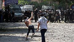 Aumentan a 224 los heridos en los choques cerca de la embajada de EE.UU. en El Cairo