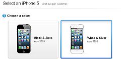 Las reservas de iPhone 5 se agotan en EE.UU