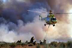 Declarado un fuego sin control en el Parque Natural de Las Batuecas, Salamanca