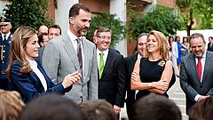 Pitos y gritos contra los príncipes, Wert y Cospedal en la inauguración del curso escolar