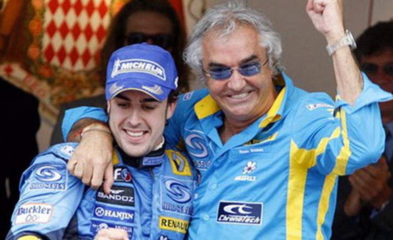 Fernando Alonso y Flavio Briatore