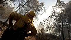 El incendio de Los Serrano queda estabilizado tras quemar más de 5.500 hectáreas