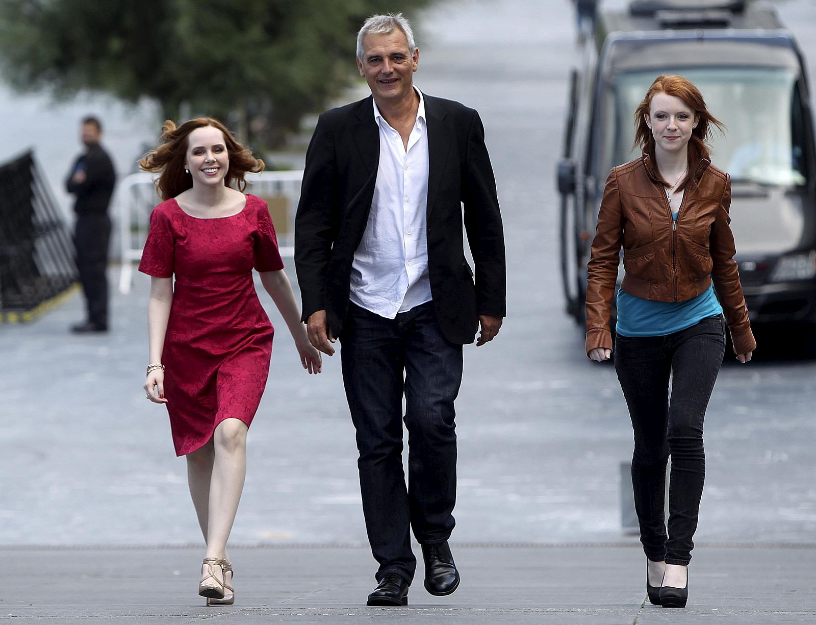 LAURENT CANTET Y LA ACTRICES MADELEINE BISSON Y KATIE COSENI PRESENTAN "FOXFIRE" EN SAN SEBASTIÁN