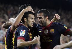 Dani Alves: "Hablan de Villa y Messi porque no les conviene hablar de los ocho puntos"