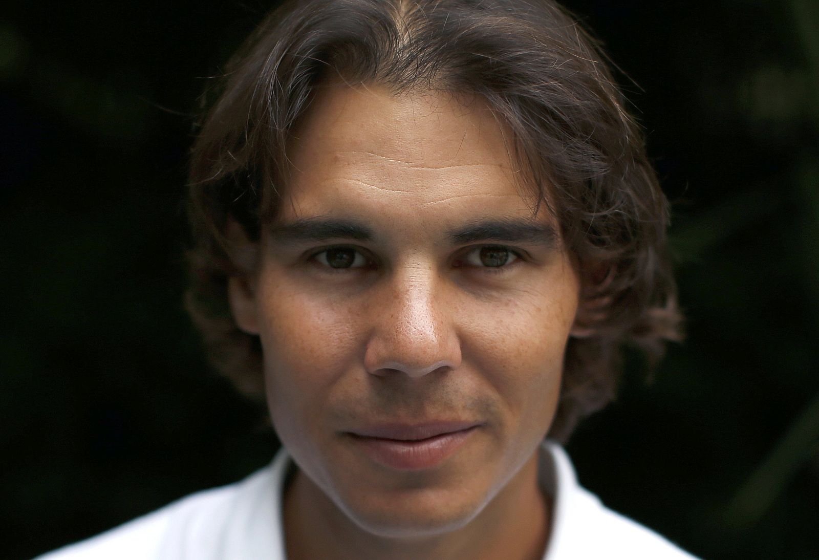 Spanish tennis player Rafa Nadal poses after an interview with Reuters in Madrid