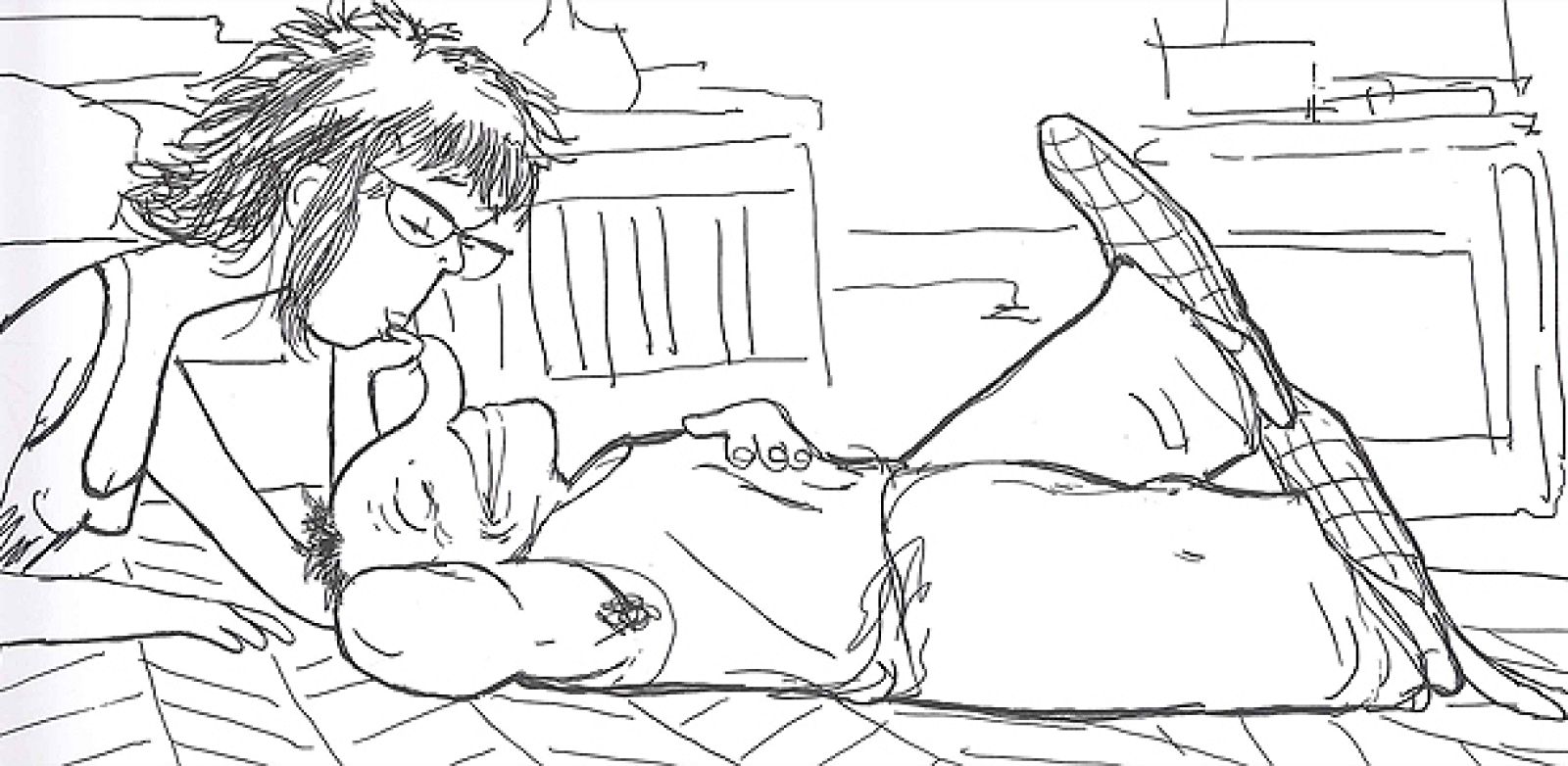 Fragmento de una página de 'Eloisa y Napoleón', de Cristina Florido y Francisco Ruizge