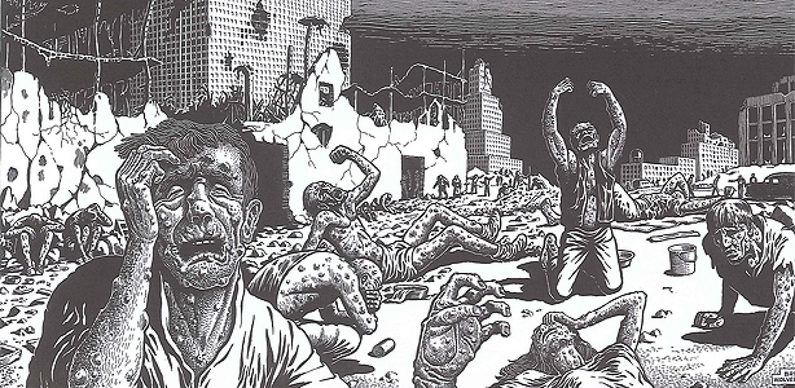 Fragmento de una ilustración de 'El Apocalipsis', de Wolverton