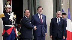 Rajoy y Hollande sumarán esfuerzos ante la crisis en la eurozona en su primera cumbre bilateral