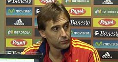Lopetegui: "Lo que pasó en Londres es historia, nos centramos en afrontar el partido con ilusión"