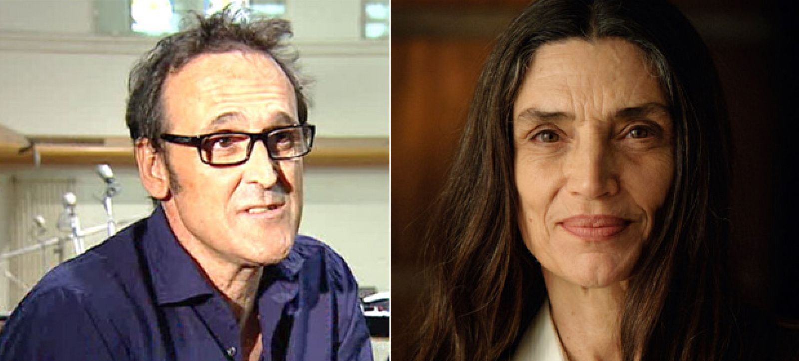 El compositor Alberto Iglesias y la actriz Ángela Molina