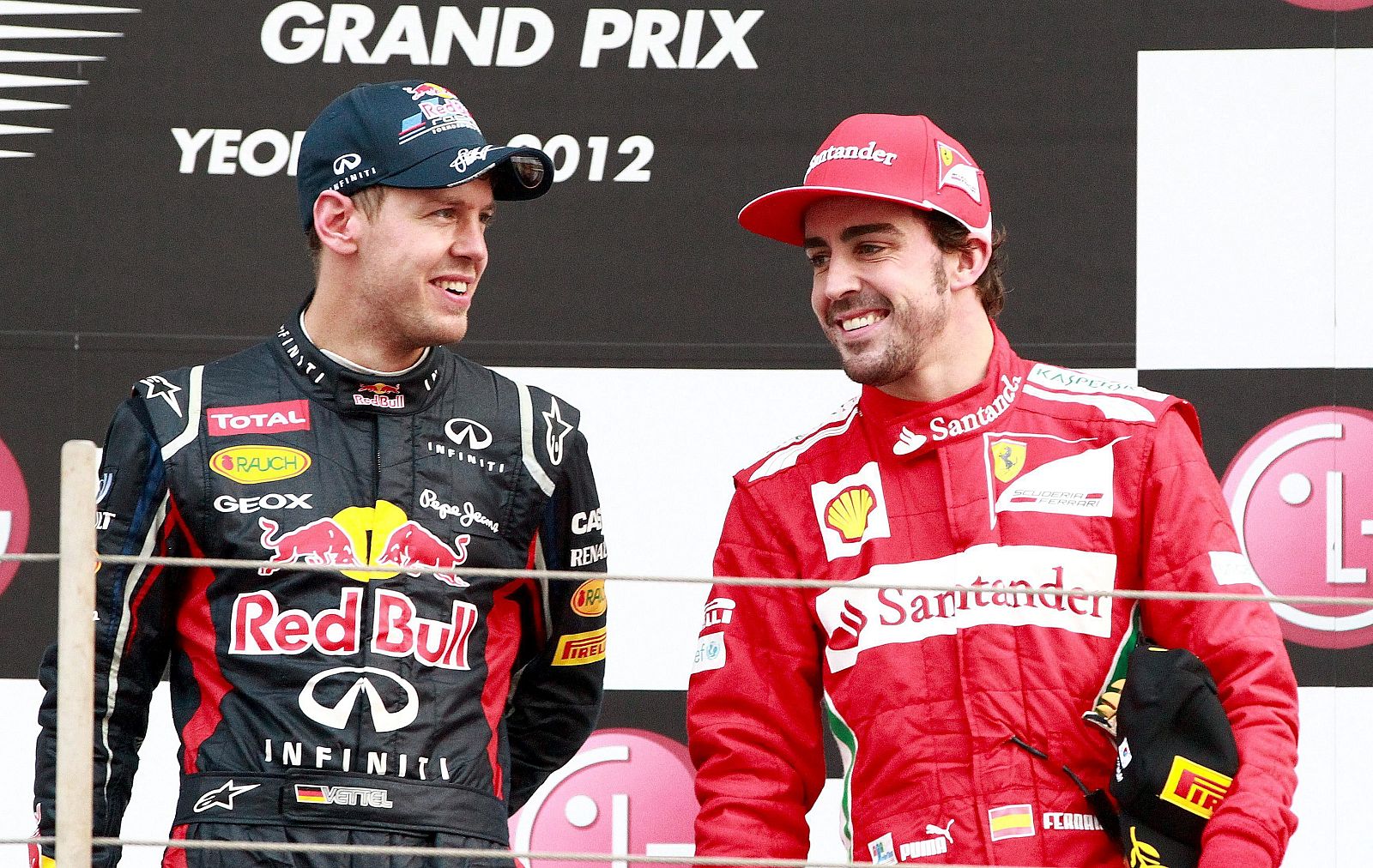 VETTEL GANA EL GP DE COREA Y SE PONE LÍDER DEL MUNDIAL; ALONSO TERCERO