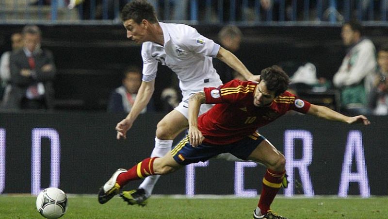 Giroud hiela el Calderón y le da a Francia un merecido empate frente a España (1-1)