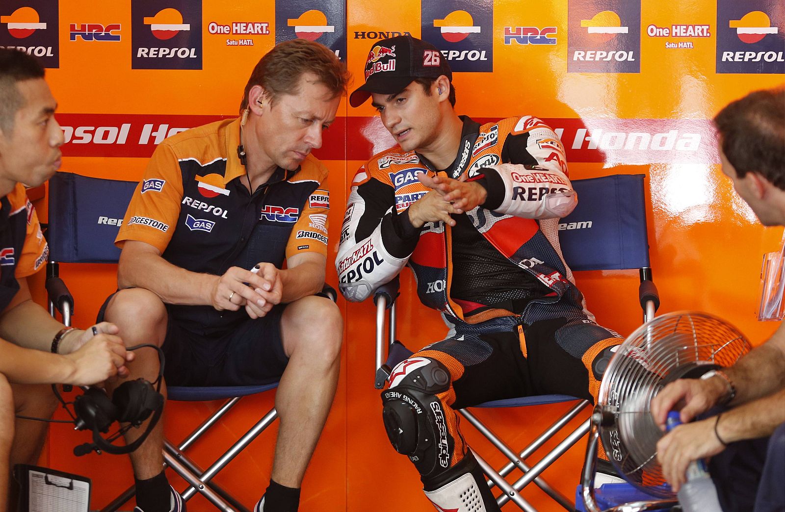 Dani Pedrosa comenta las dificultades de la primera jornada de entrenamientos en Malasia